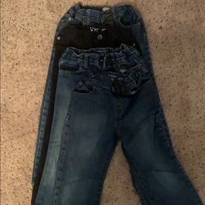 4 pair of Boy’s Toddler Jeans 5T